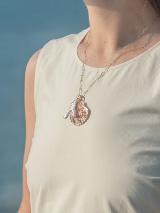 Medium Scallop Shell Charm