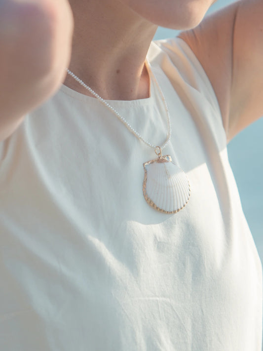 Large Scallop Shell Charm