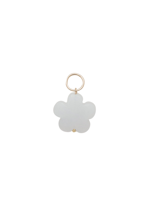 Gemstone Flower Charm
