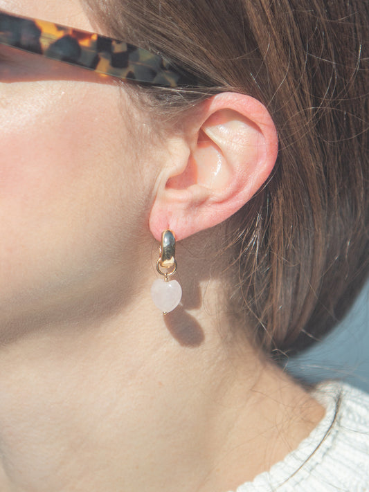 Gemstone Heart Charm