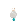 Load image into Gallery viewer, Fish Gemstone Charm