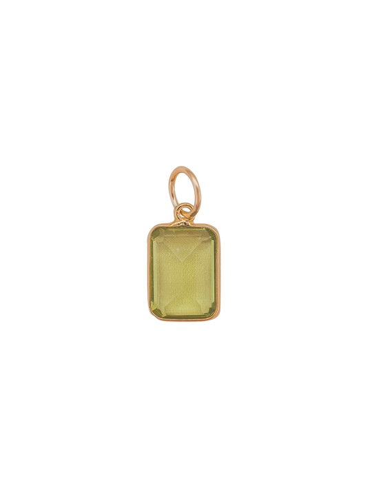 Rectangle Bezel Charm
