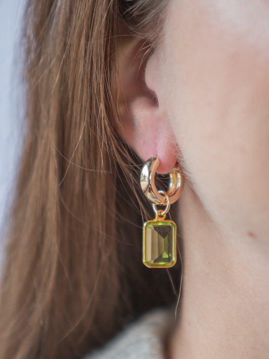 Rectangle Bezel Charm
