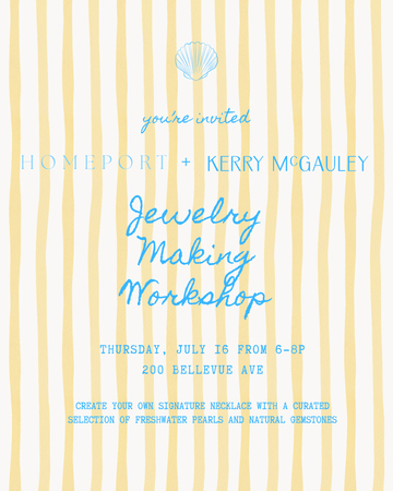 KM x Homeport Jewelry Workshop