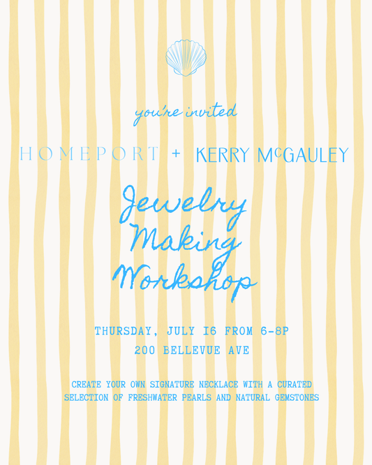 KM x Homeport Jewelry Workshop