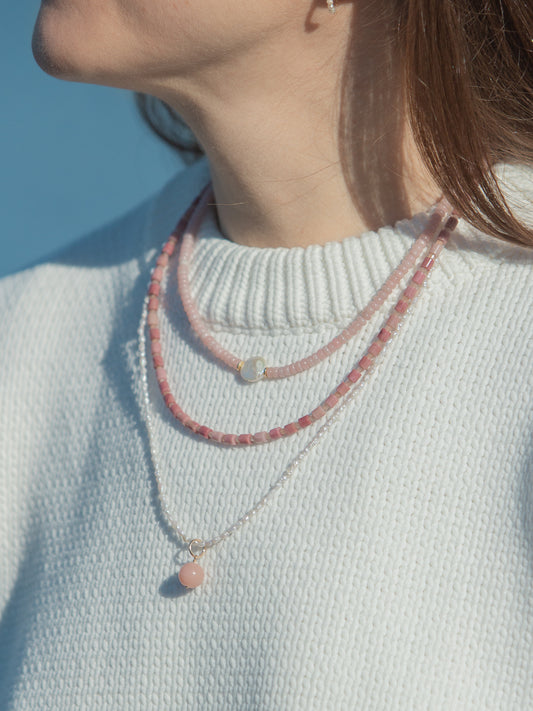 Round Gemstone Charm