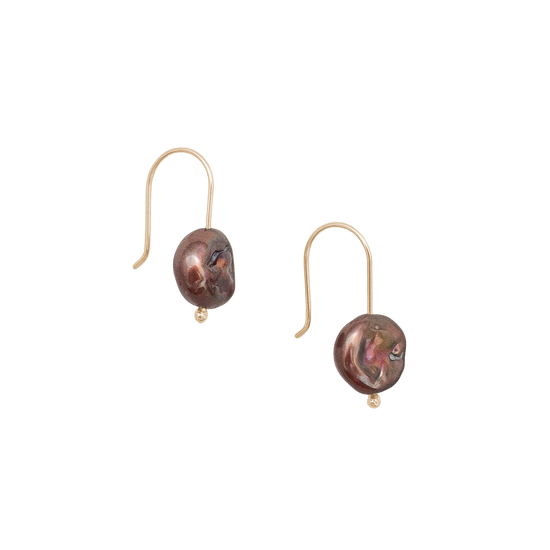 Camille Earrings in brown