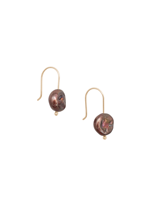 Camille Earrings in brown