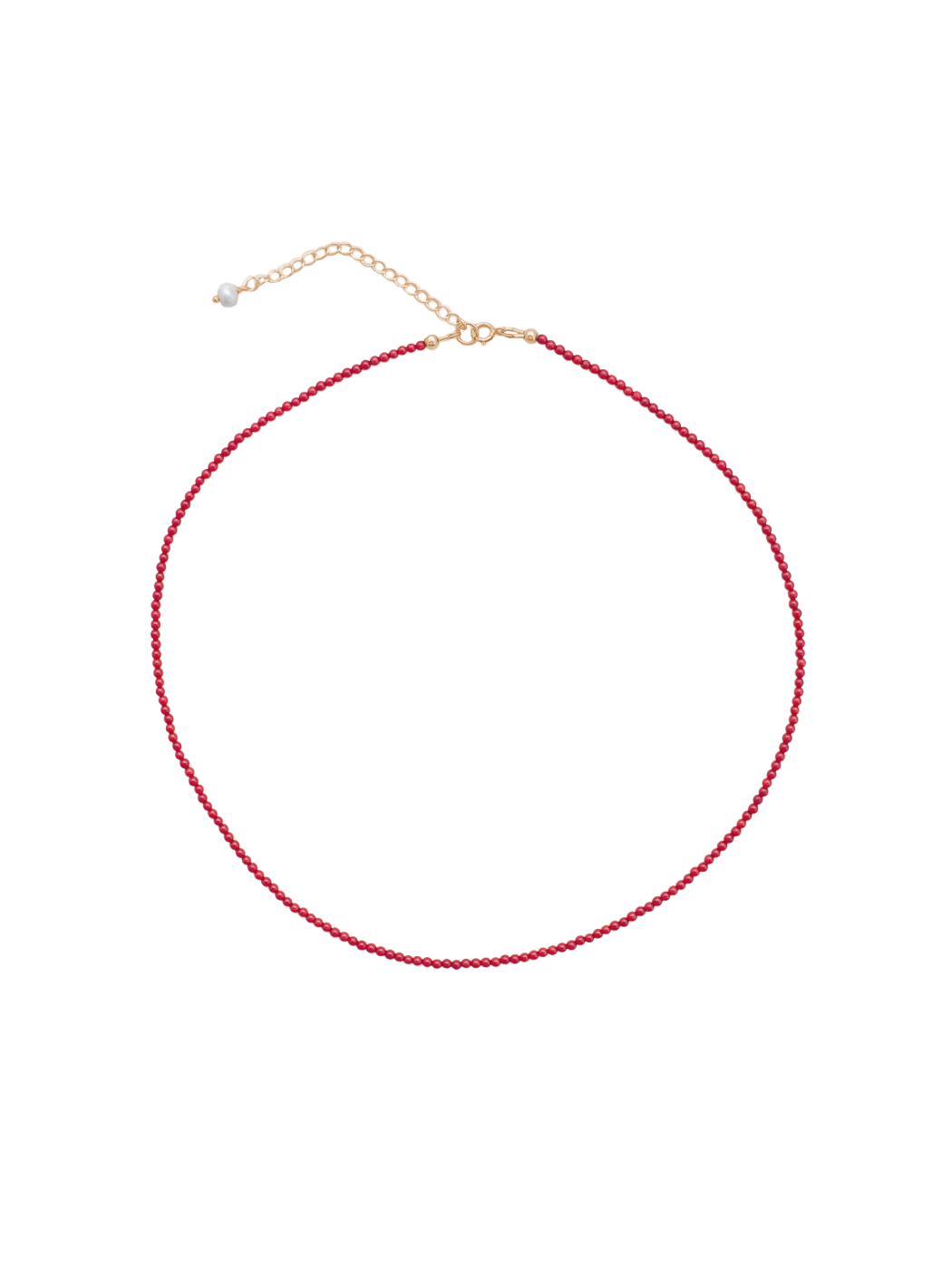 Caroline Necklace in Red