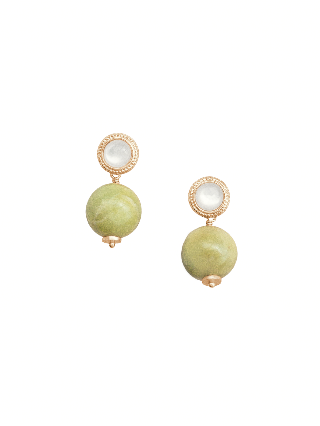 Delfina Earrings in Green