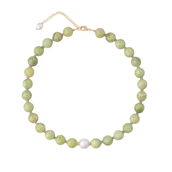 Esme Necklace in Green