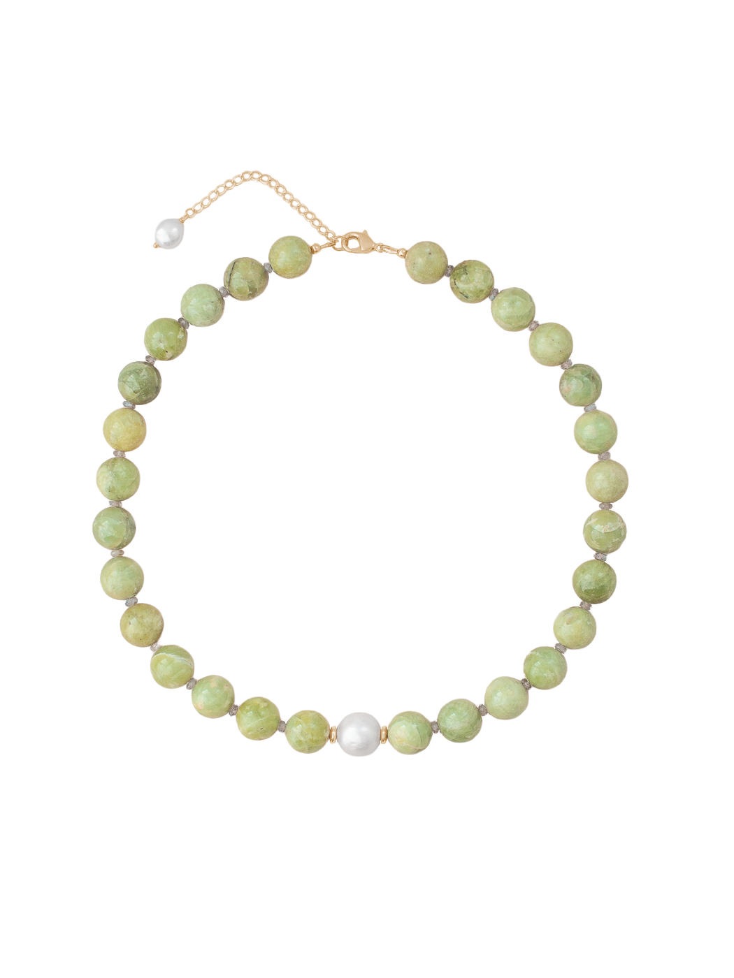 Esme Necklace in Green