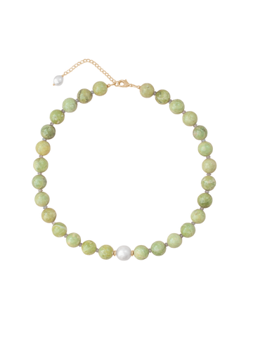 Esme Necklace in Green