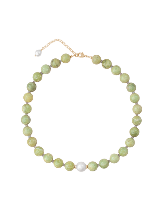 Esme Necklace in Green