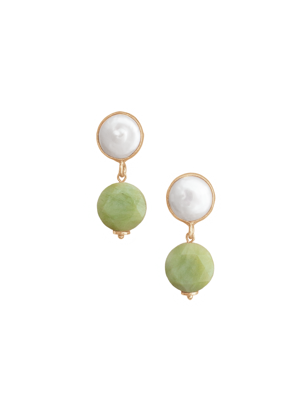 Jade Earrings in Green