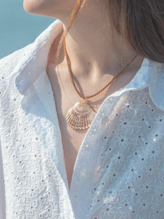 Large Scallop Shell Charm