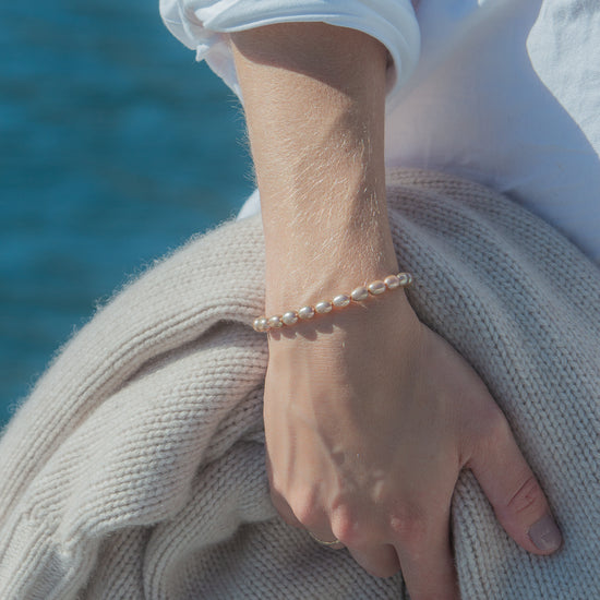 Lee Bracelet in Taupe, worn