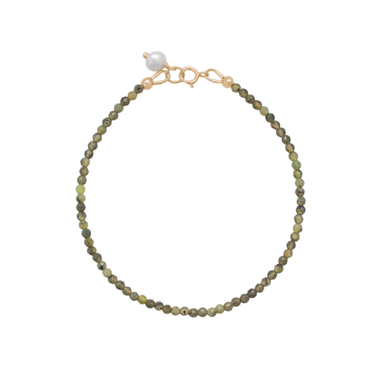 Lia Bracelet in Dark Green