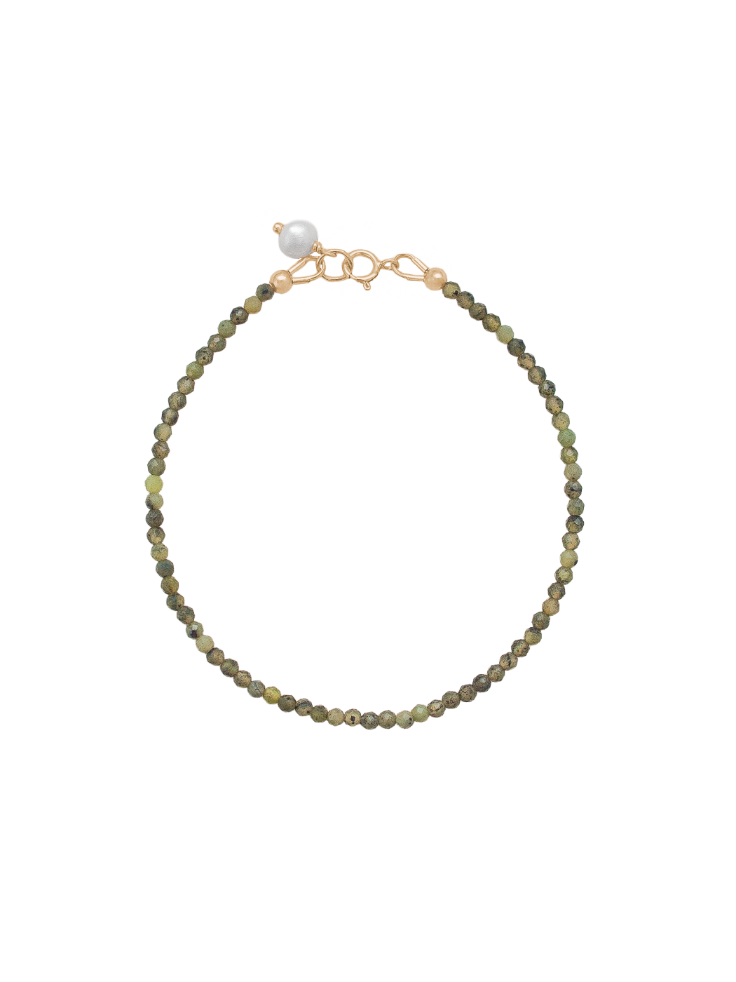 Lia Bracelet in Dark Green