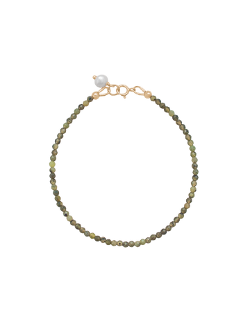 Lia Bracelet in Dark Green