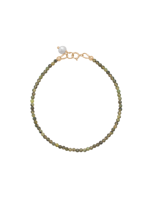 Lia Bracelet in Dark Green