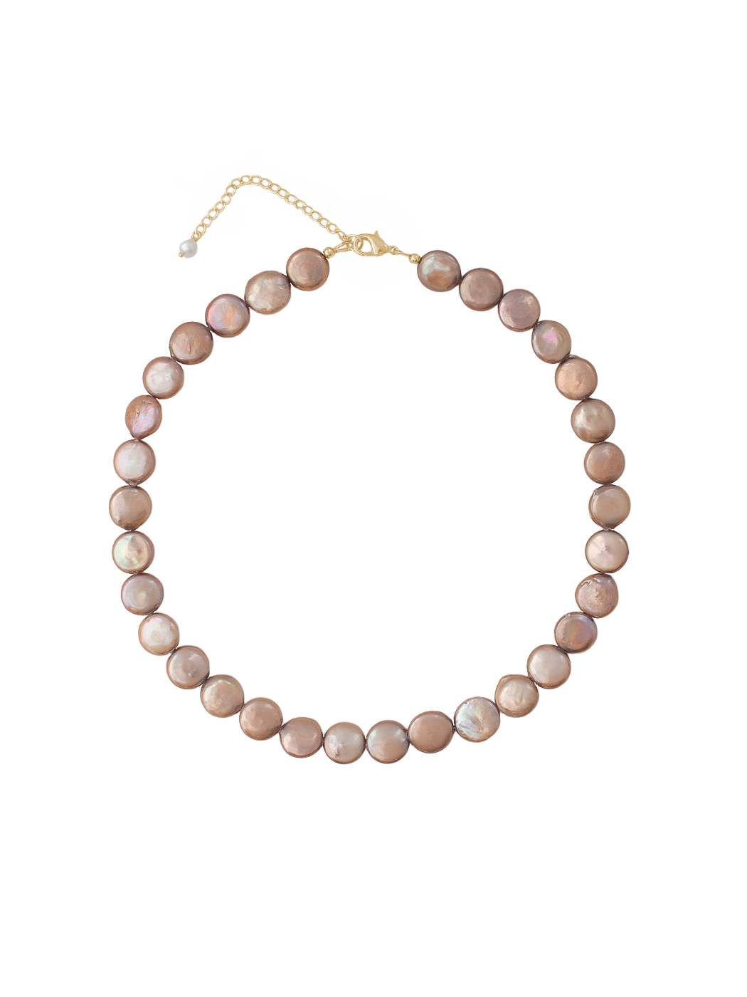 Lottie Necklace in Taupe
