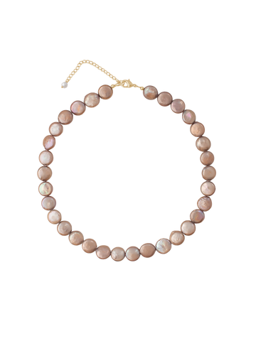 Lottie Necklace in Taupe