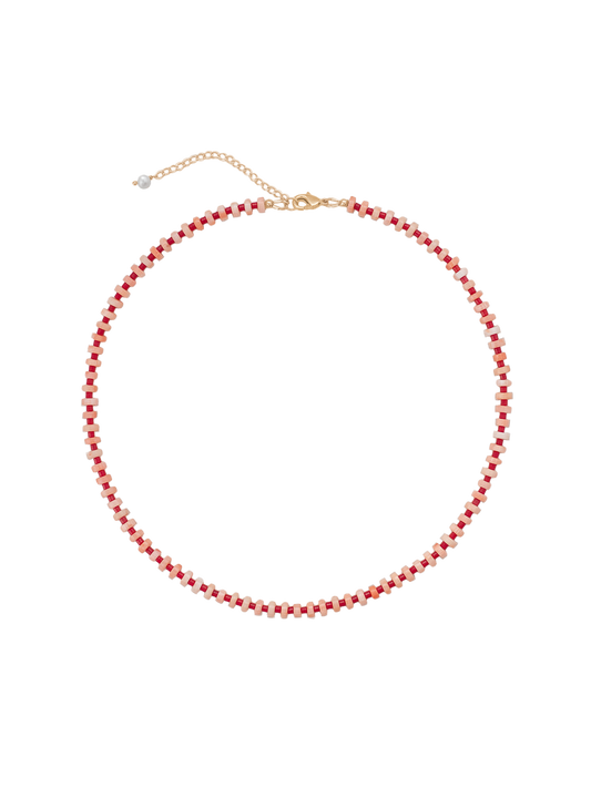 Martine Necklace in Red