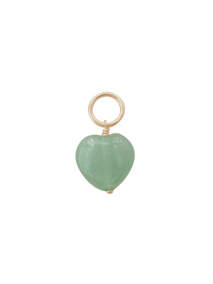 Gemstone Heart Charm