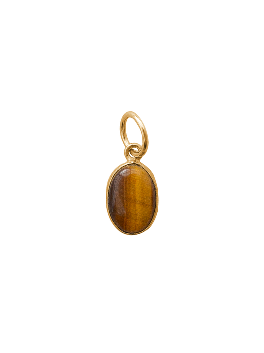 Oval Gemstone Charm