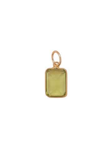 Rectangle Bezel Charm