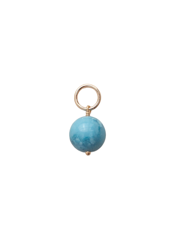 Round Gemstone Charm