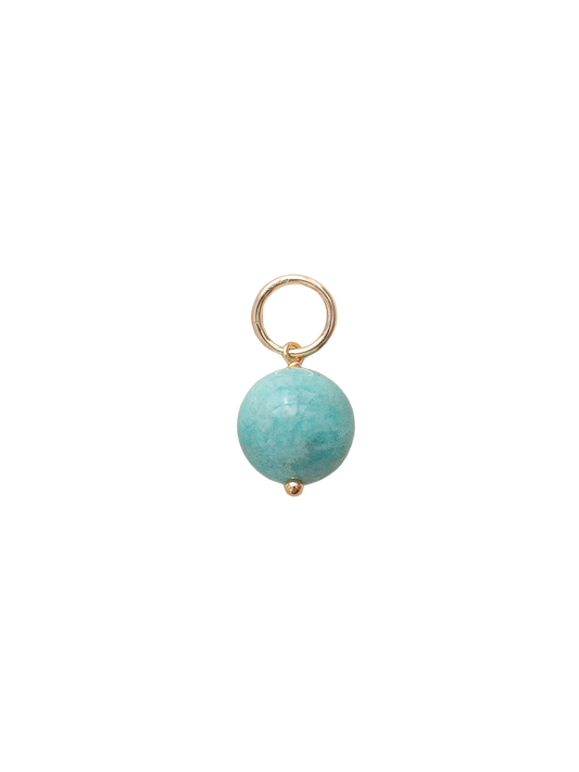 Round Gemstone Charm