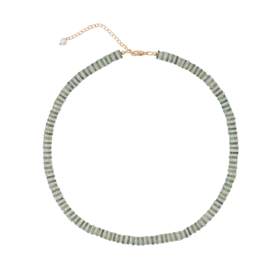 Scarlett Necklace in Green Multi