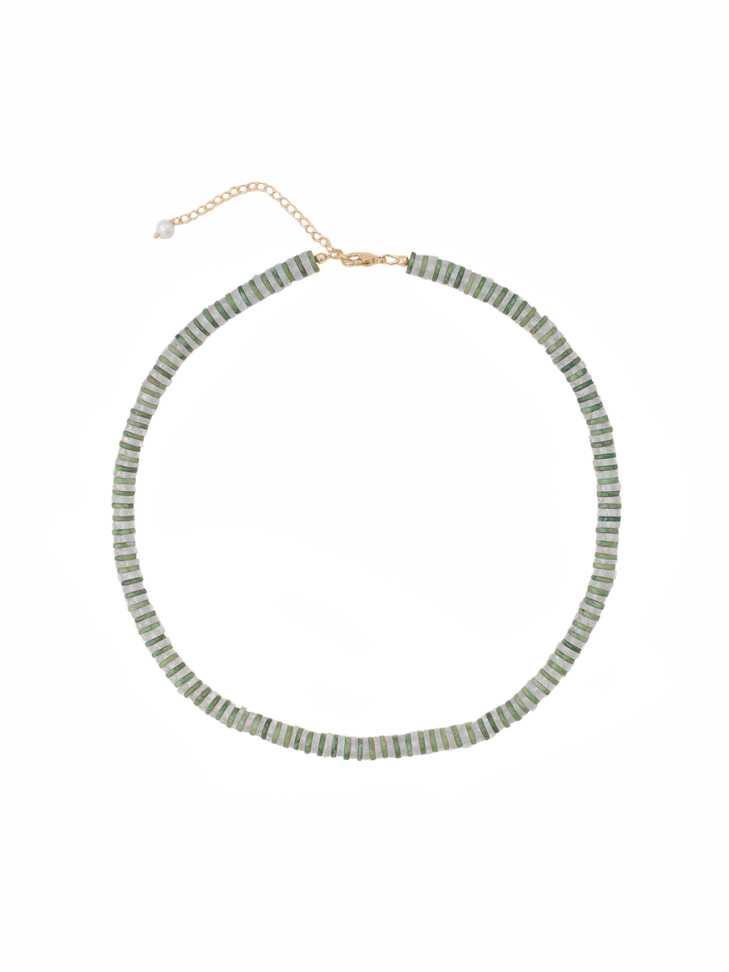 Scarlett Necklace in Green Multi