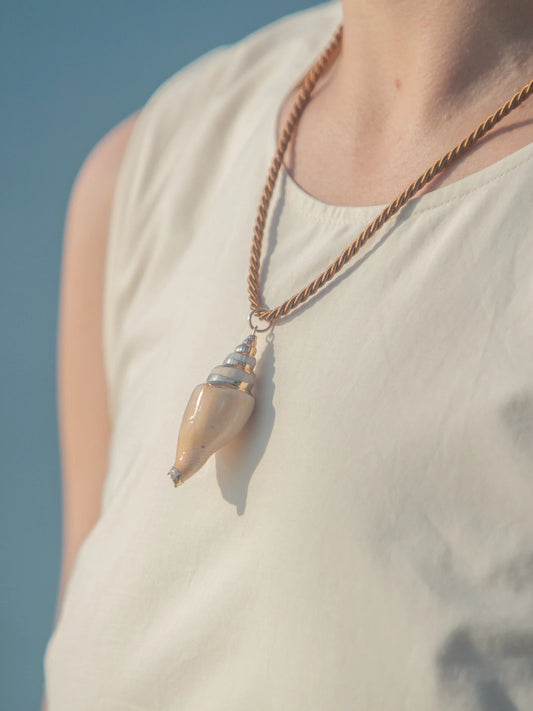 Large Spiral Shell Charm