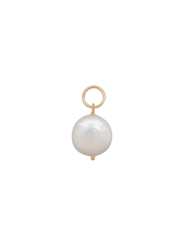 Small Coin Pearl Charm