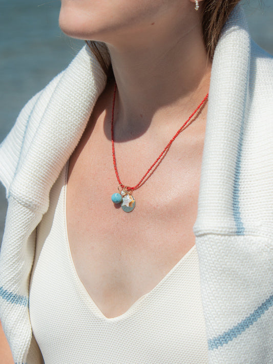 Pearl Star Charm
