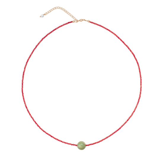 Tini Necklace in red