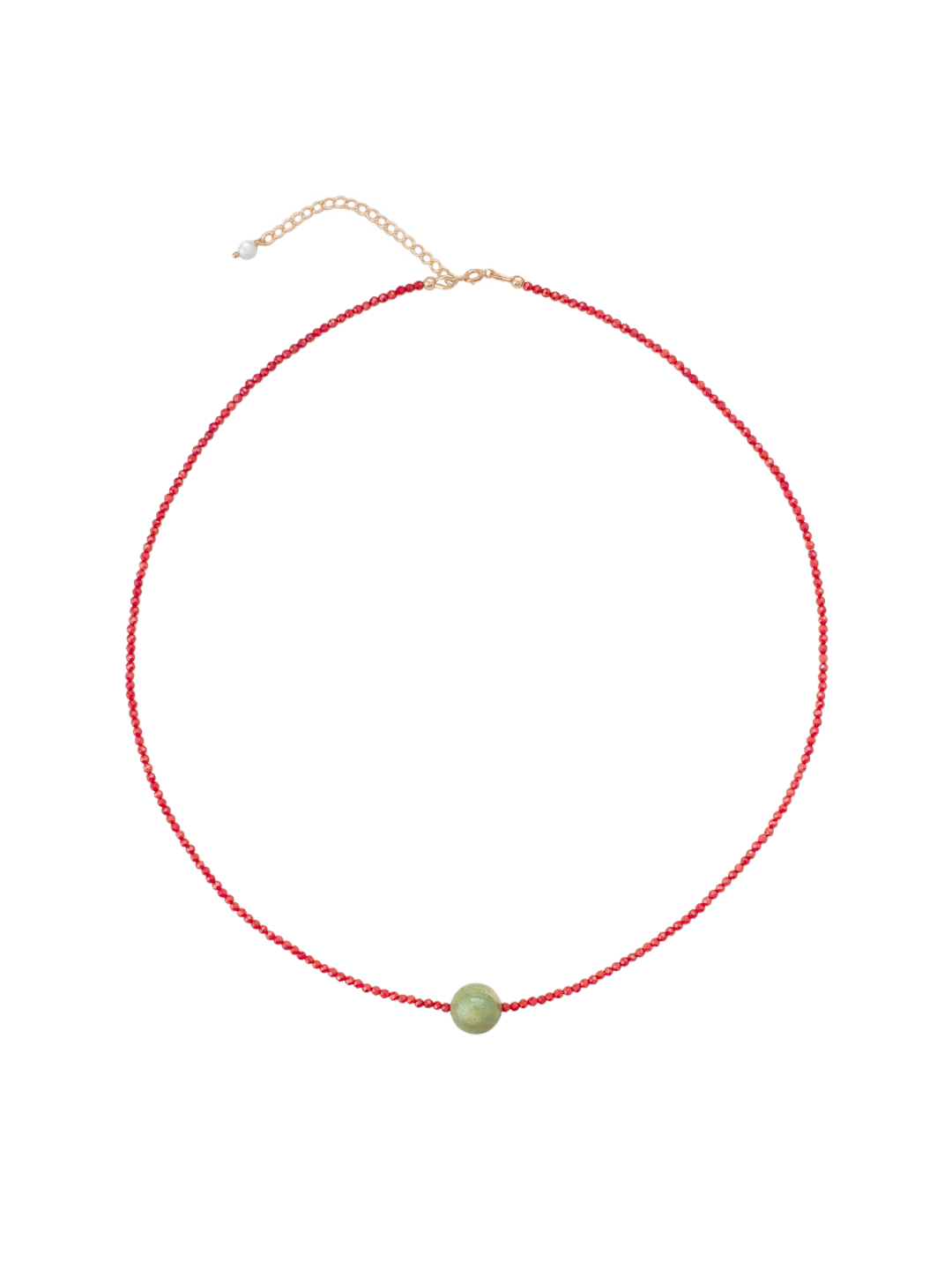 Tini Necklace in red