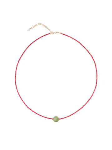 Tini Necklace in red