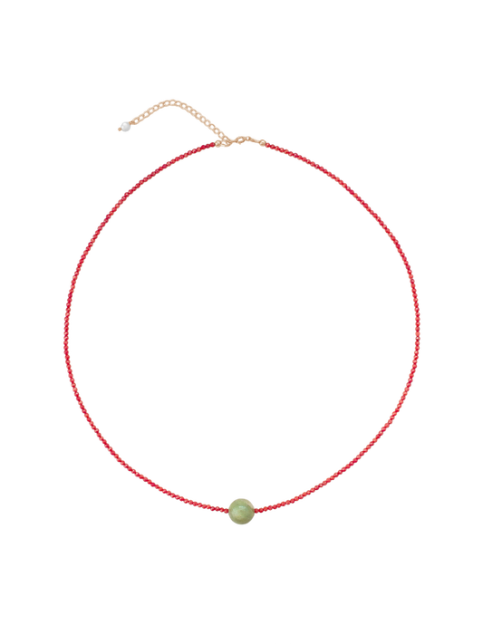 Tini Necklace in red