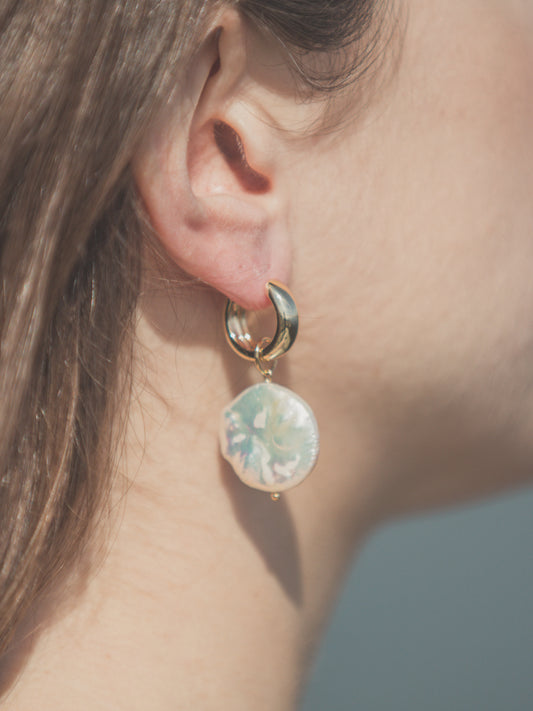 Coin Pearl Charm